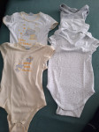 Lot  5× body za bebe vel.98
