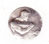 Boksačka plaketica Srebro