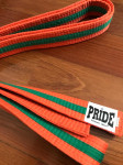 Pride Judo pojas narančasno zeleni