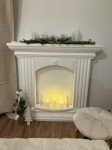 Božićni kamin - dekorativni kamin od stiropora