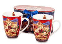 Šalice 2x380ml motiv Božić Medeki