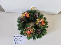 Trajni vjenčić za vrata - advent sa svijećama na akciji  - CRNI PETAK