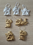 Ručni rad (anđeli) ukrasi za bor