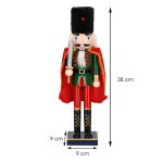Božićna dekoracija - figurica Orašar, 38 cm