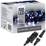 Božićne LED lampice 300 kom višebojna