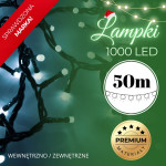 Božićne LED lampice s efektom treperenja 1000 LED