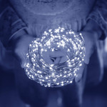 LED lampice na baterije, 50 LED dioda