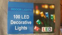 LED svijećice žarulje za božićni i novogodišnji bor jelku 100 Crvena