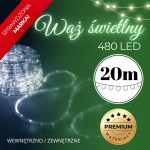 LED svjetlosno crijevo 480 LED hladno bijela