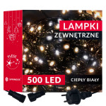 Springos set božićnih lampica Flash, 500 LED, 28,5 m, toplo bijela + f