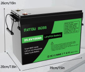 LiFePo4 24 V 100 Ah Servisna baterija