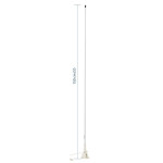 VHF ANTENA 3 dB fiberglass 1,5 mt s nosačem za polijeganje