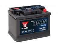YUASA YBX9027 12V 60Ah 640A AGM Start Stop Plus Battery
