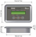 Daljinska kontrola punjenja RDS 1562 - LCD CAN za NRG+ QUICK