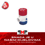 BILGE PUMP RULE 12 V - 2000 GPH / 7600 L/H - RULE 10