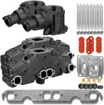 EXHAUST MANIFOLD 865735A02 & ELBOW 864591T02 KIT MERCRUISER V8 NEW 205