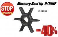 Impeler za Mercury novi tip od 6Hp do 15HP Akcija -40%