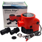 JOHNSON ULTIMA BILGE PUMP 1250GPG, 12V - 32-47261-005