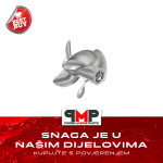 VOLVO PENTA F4 SET PROPELERA ZA DPS-A Z-POGON - RAVNI UTORI - 3851494