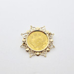 14K ZLATNI BROŠ I DUKAT FRANC JOZEF JEDNOSTRUKI 6,24G***24RATE***R1***