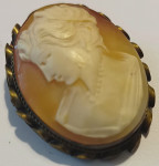 antique cameo privjesak / broš