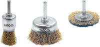 YATO SET ŽIČANIH ČETKI ZA BUŠILICU 3kom/20,50,50mm TYT-4755