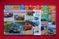 AUTO MANIA⭐Auto moto nautical magazine • Br. 3, 4 i 9 iz 1995. god.
