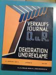 DEKORATION UND REKLAME - VERKAUFS-JOURNAL - DECEMBAR 1938.g.