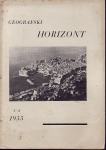 GEOGRAFSKI HORIZONT 1-2 / 3-4 1955. - PRVI BROJEVI