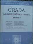 Građa za povijest književnosti Hrvatske br. 19