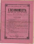 LECONOMISTA DELLA DALMAZIA ZARA 1895