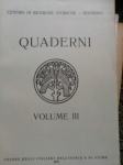 QUADERNI - Volume III - na talijanskom