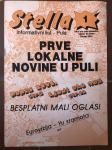 Stella - prve lokalne novine u Puli / 1. broj iz 1991.