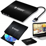 Prenosni zunanji pogon CD-DVD bralnik in zapisovalnik USB 3.0 DS202