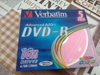Verbatim DVD-R 16x colour disc 5 komada