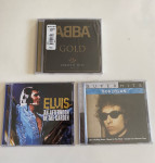 Abba, Elvis Presley, Bob Dylan originalni CDi