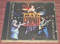 Bad Company (3) ‎– The Best Of Bad Company Live...What You Hear Is Wha
