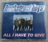 CD Backstreet Boys - All I have to give