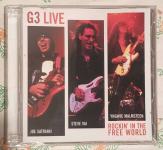G3 Live: Rockin' In The Free World Satriani / Vai / Malmsteen CD Novo!
