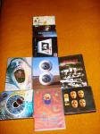 Kolekcija glazbenog opusa Pink Floyd, E.Clapton i drugi: CD, DVD i LP