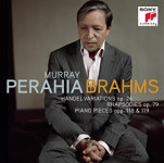 MURRAY PERAHIA BRAHMS - Handel Variations. Rhapsodies. Piano Pieces