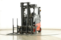 Linde E45HL-01/600 električni viličar – 4500 kg, triplex, teška serija
