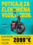 ELEKTRIČNI MOTOCIKL FALCON 80km/h