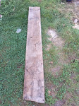 Drvena planjka, stara, cca 200x30x6 cm