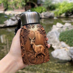 1 kom. čaša od nehrđajućeg čelika od 300ml s dizajnom jelenje šume