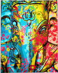 Akril na platnu - Ganesha 40x70