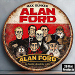 Alan Ford metalna zidna pločica 20cm*20cm