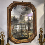 Antikno Ogledalo sa Drvenim Okvirom