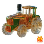 Dekanter za vino u obliku traktora