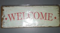 Dekoracija limena ploča Welcome-nova
